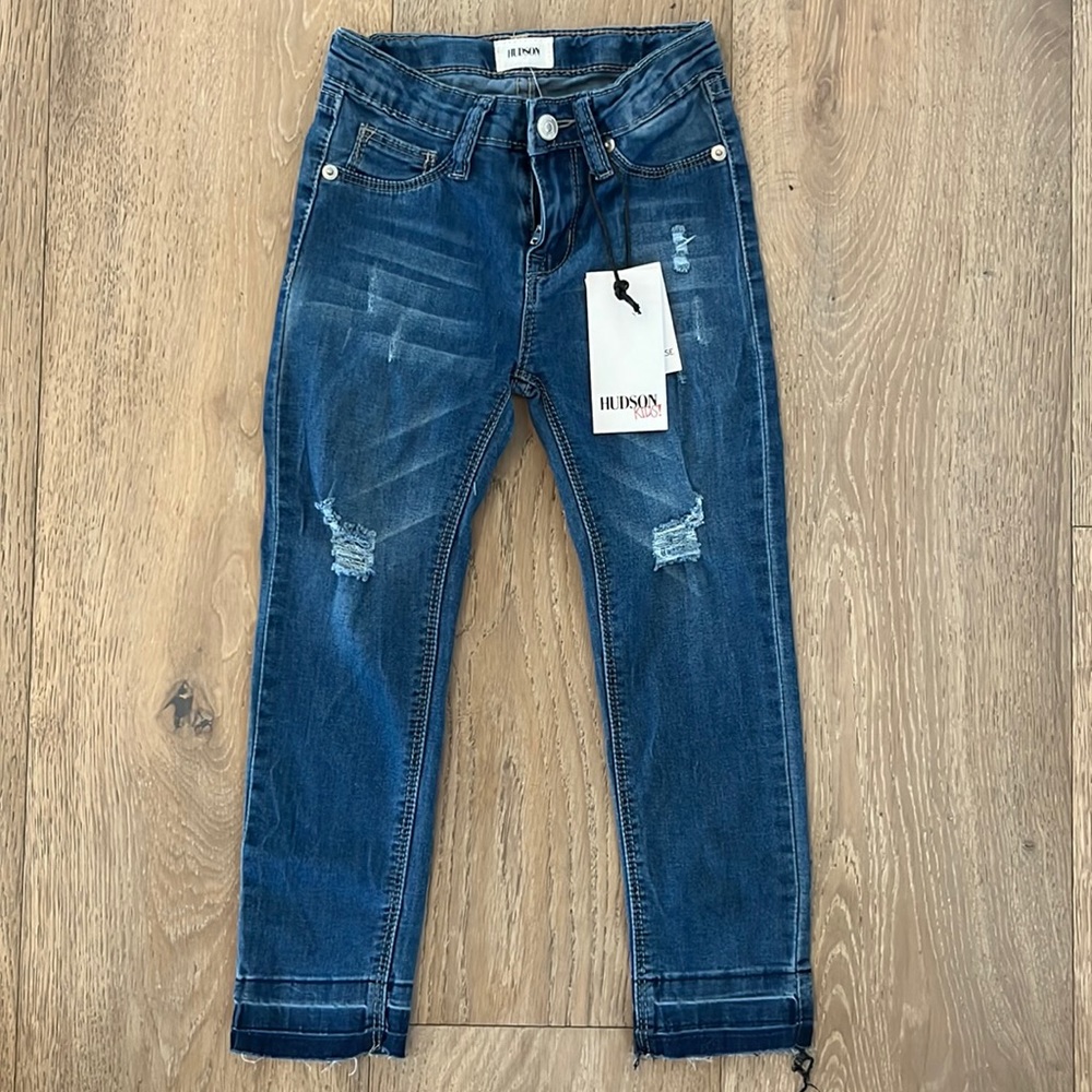 Hudson Kids Girls Super Skinny Jeans Size 5 rn#140977